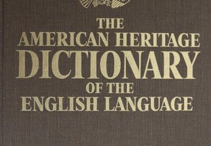 Livro " The American Heritage Dictionary Of The English Language "