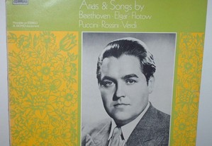 Jussi Björling Arias And Songs By Beethoven, Elgar, Flotow, Puccini, Rossini, Verdi [LP]