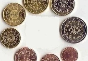 PORTUGAL série de moedas correntes de 2005 novas