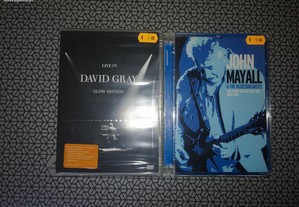 Dvd´s Musicais David Gray / John Mayall.