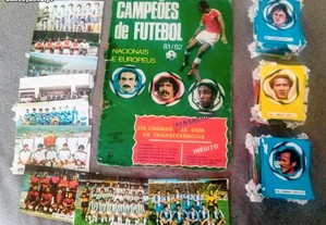 Cromos Campeões Futebol Nacionais e Euro 1981/82
