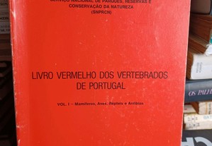 Livro Vermelho dos Vertebrados de Portugal (vol 1)