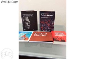 Quatro livros raros de Álvaro Cunhal-portes grátis