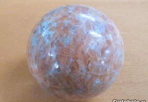 Bola de calcite laranja diam.7,5cm