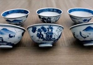 Taças de chá em Porcelana de Macau