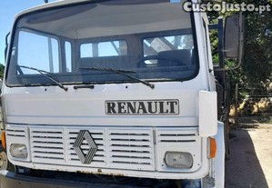 Camio Renault com grua