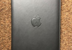 Capa para iPad Mini 1/2/3 em pele com logo Apple
