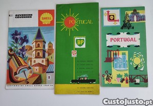 Mapas de Estradas Antigos (Anos 60)