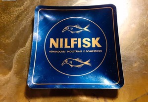 Nilfisk cinzeiro antigo em aluminio Fotal