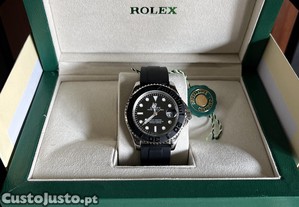 Rolex Yacht-Master Silver/Black Full Set