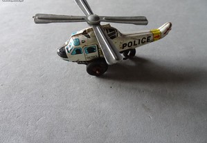 Miniatura em chapa Avião Police - Made in Japan