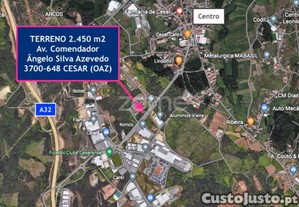 Terreno Para Construção Com 2.450 M2, Em Cesar...