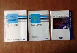 Livros Manuais Completos Ford Fiesta MK3 - 1988.