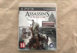 Jogo PS3 - "Assassin's Creed III"-Edição Especial