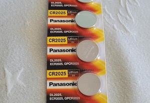 Pilhas Panasonic CR2025