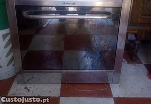 Fogao ariston como novo gas e electrico inox