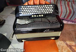 Acordeon 3 voz leve 9.5k accordina Iii hohner