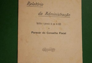 Companhia Geral do Crédito Predial Português. Relatório Ano de 1925.