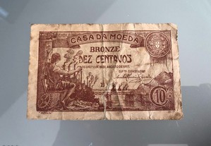Nota de Dez Centavos 1917