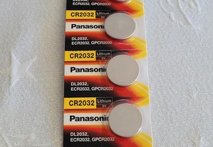 Pilhas Panasonic CR2032