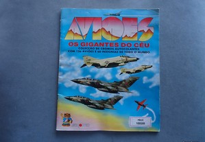 Caderneta de cromos Aviões - Os Gigantes do Céu