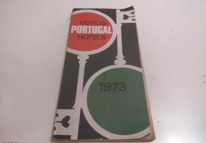 Retro Vintage Antigo Livro Guia Hotéis Portugal