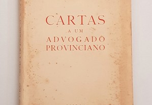 Luís Cebola // Cartas a um Advogado Provinciano 1954 Dedicatória