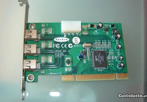 Placa Firewire 3-Port PCI card Belkin