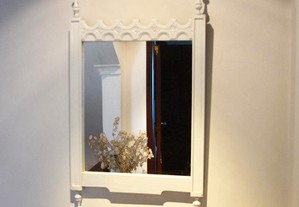 Espelho antigo Branco