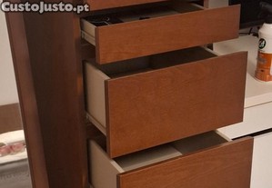 Camiseiro/cómoda castanho escuro MALM IKEA
