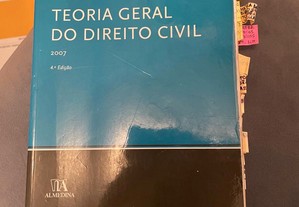 livro teoria geral do direito civil - pedro pais de vasconcelos- almed