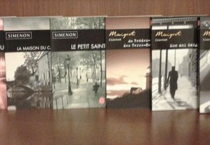 Livros de Georges Simenon. Idioma Francês