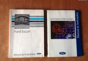 Livros Manuais Ford Escort Mk5 - 1992/4.