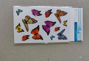 130 autocolantes de borboletas NOVO