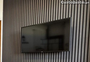 Painel Ripado em Madeira