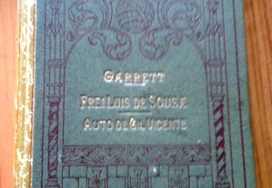 Livro Garret Frei luis de sousa (antigo)