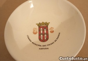 Prato de decorativo 10,5cm  dos anos vintages  Caldas da Rainda