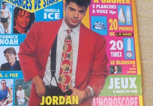 Revista Salut anos 80 Especial Yannich Noah, Jordan et Danny e Thierry Hazard
