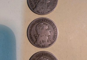 1 escudo de 1931 - 3 moedas bem conservadas