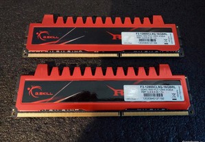 Memórias RAM 8GB DDR3 G.Skill Ripjaws a 1600Mhz