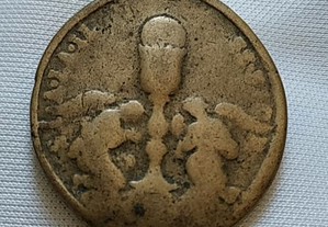 Medalha Antiga Relegiosa Séc XVIII