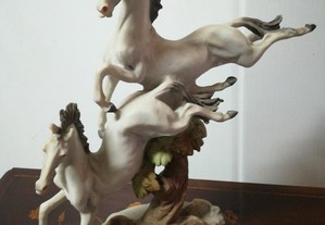 Estatueta 2 Cavalos