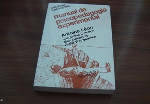 Manual de Psicopedagogia Experimental de Antoine Léon, Jacquelone Cambon, Max Lumbroso