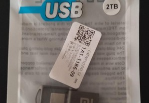 PenDrive Mini USB 3.0 OTG Tipo C Xiaomi 2Tb