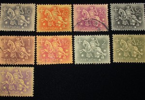 Selos 1953 Série nº 763/774 - Selo de Autoridade do rei D. Dinis