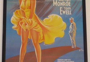 Poster filme Pecado mora ao lado Marilyn 1955