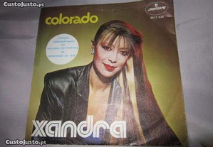 Disco em vinil da cantora Xandra