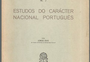 Estudos do Carácter Nacional Português - Jorge Dias (1971)