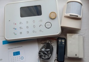Kit Alarme de Intrusão GSM/PSTN, casa, loja/escrit