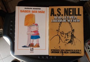 Obras de Rudolph Schaffer e A.S.Neil